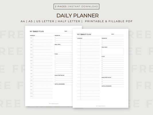 My Daily Plan